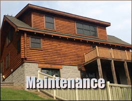  Milwaukee, North Carolina Log Home Maintenance